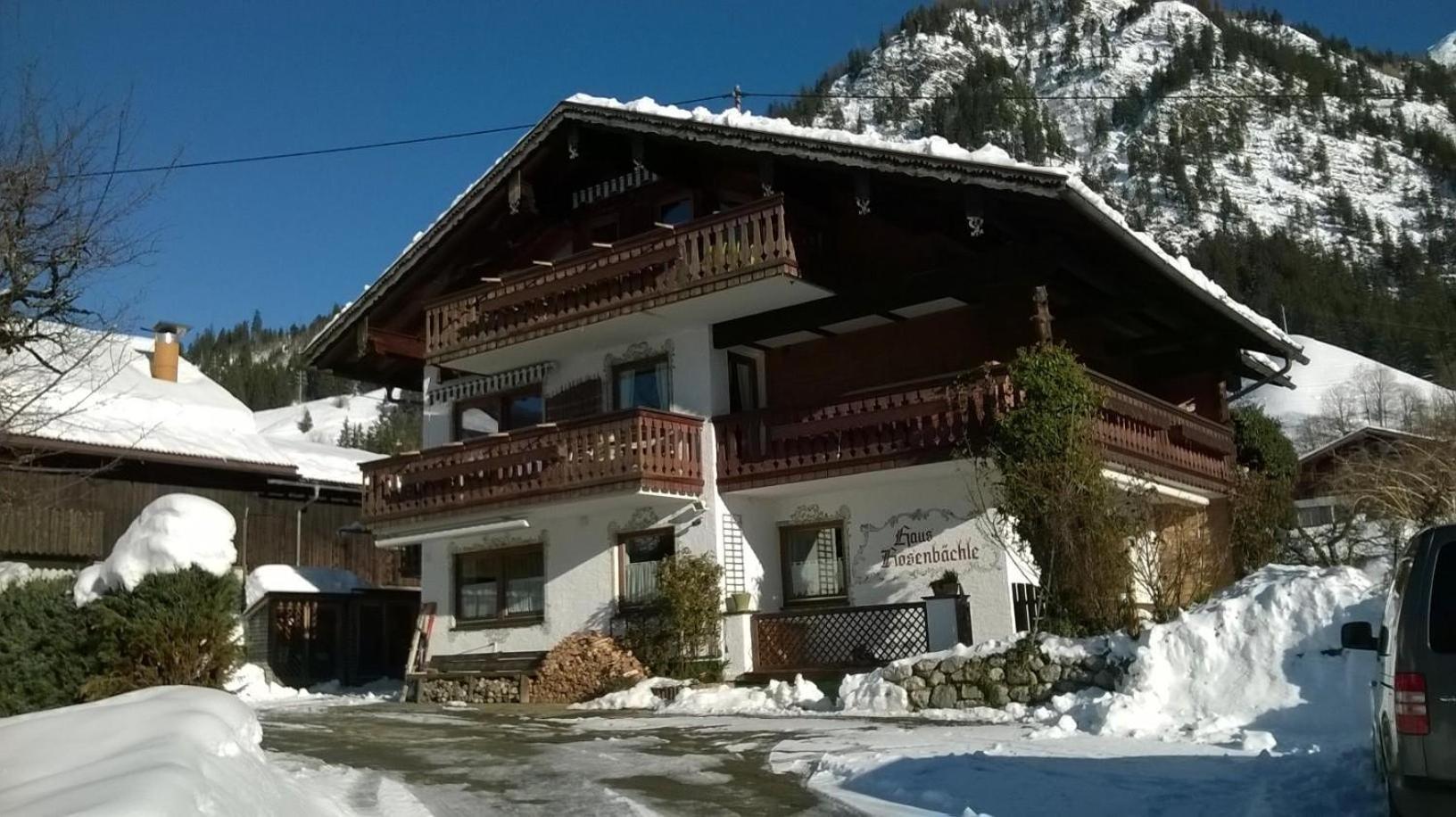 Ferienwohnung Haus Rosenbächle Bad Hindelang Exterior foto